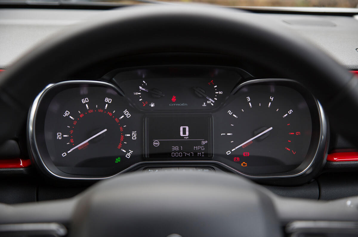 Citroën C3 instrument cluster