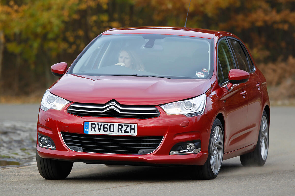 Softly suspended C4 has a comfy low-speed ride but poor body control elsewhere Citroën C4 cornering