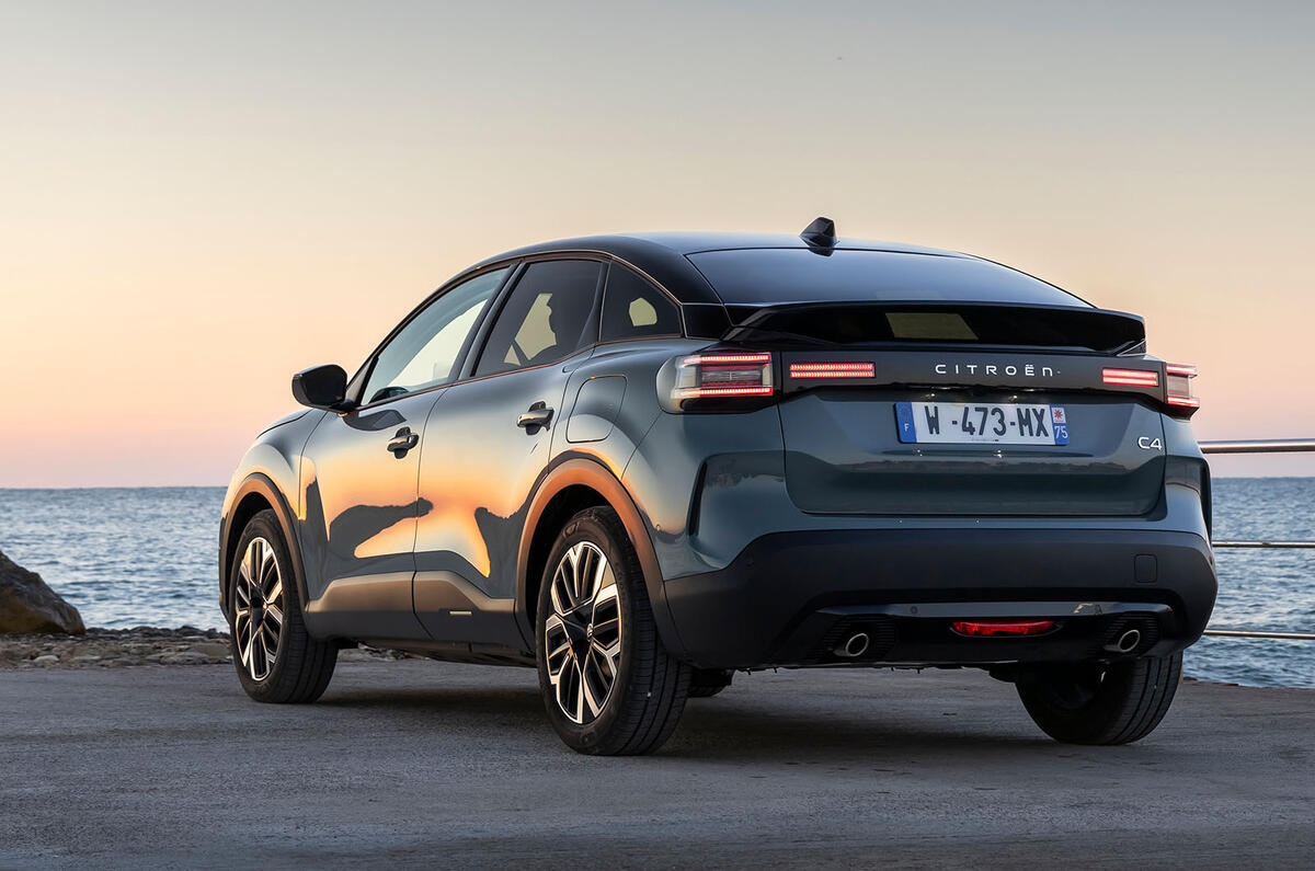 Citroen C4 review 2025 026 rear static