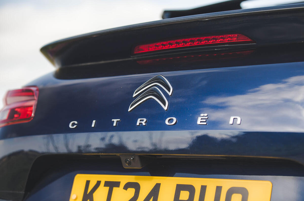 Citroen C5X review 2024 09 badge