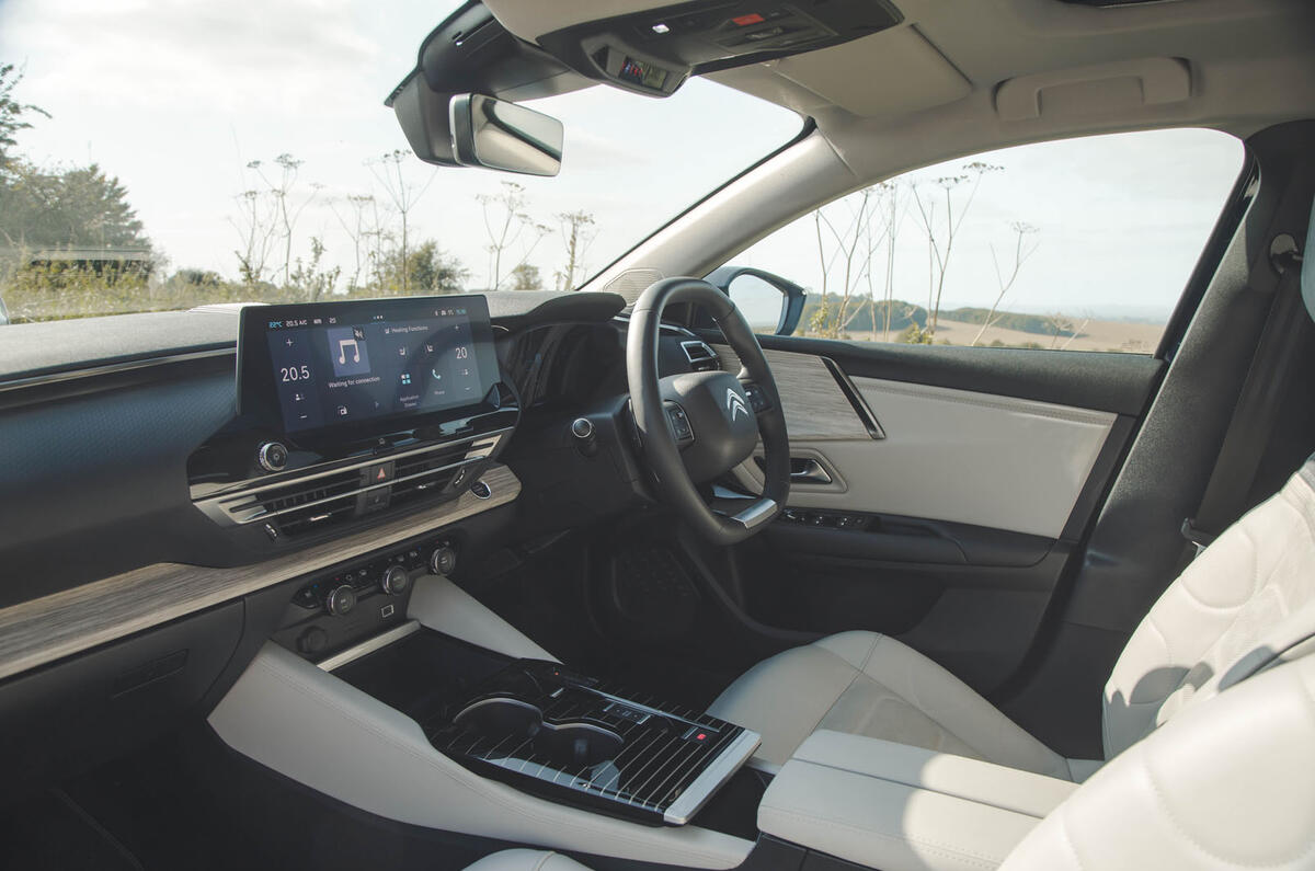 Citroen C5X review 2024 12 interior