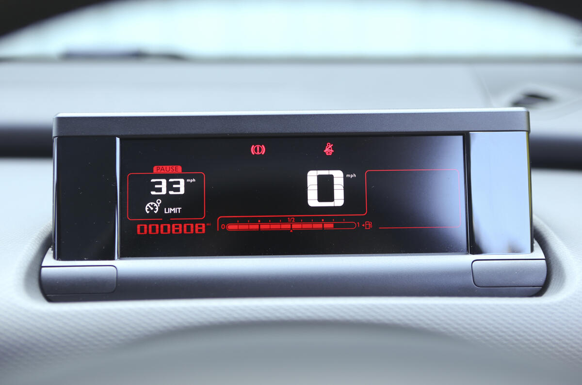 Citroën C4 Cactus speedometer