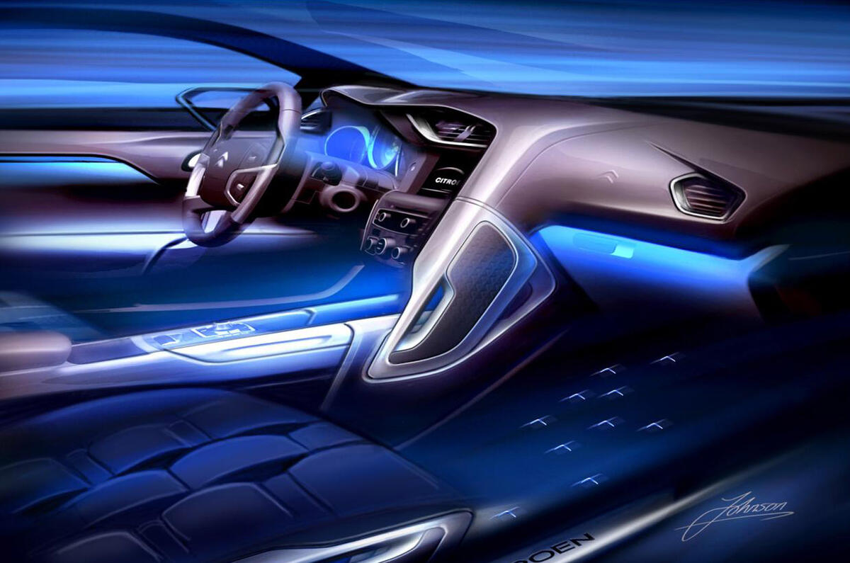no title Citroen 'DS4': first interior pics