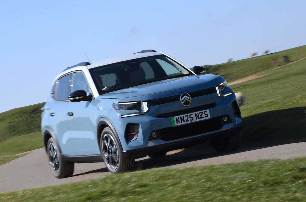 Citroen eC3 2025 Review front action 8923