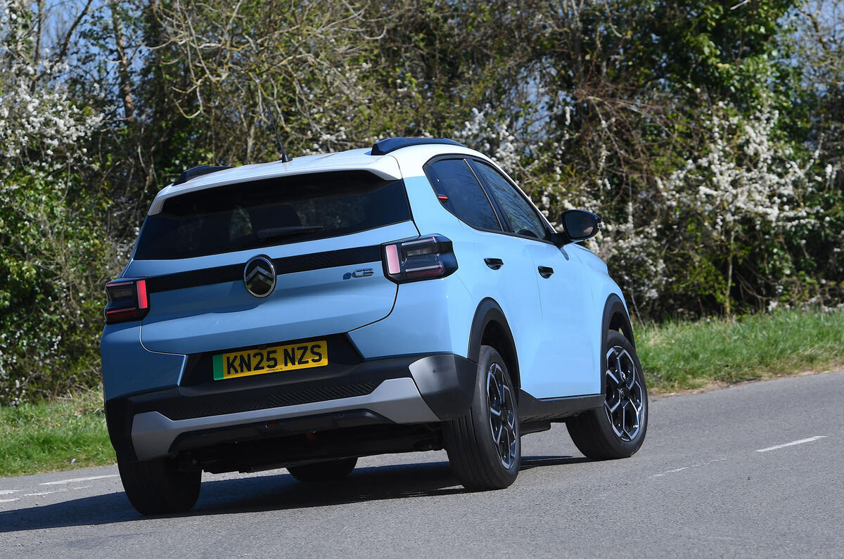 Citroen eC3 2025 Review rear corner 8910