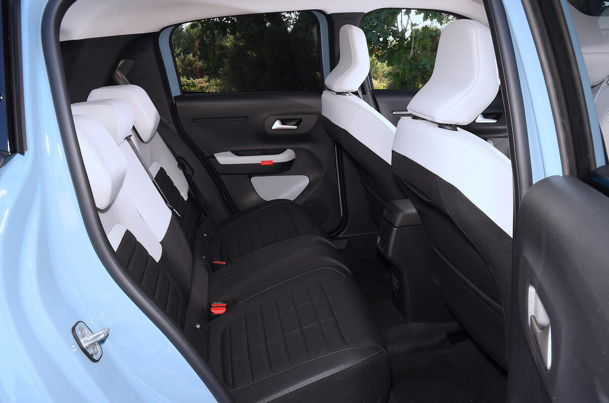 Citroen C3 sièges arrière