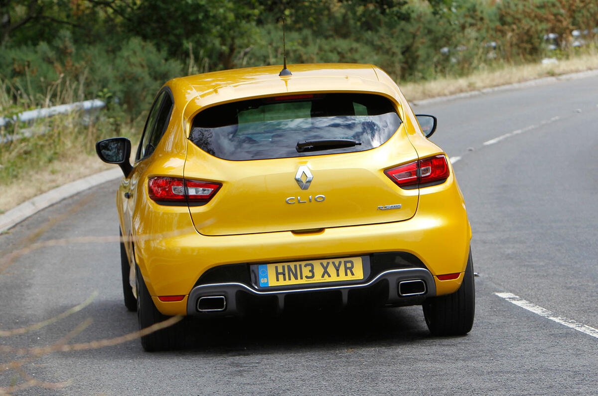 Renault Clio RS rear cornering