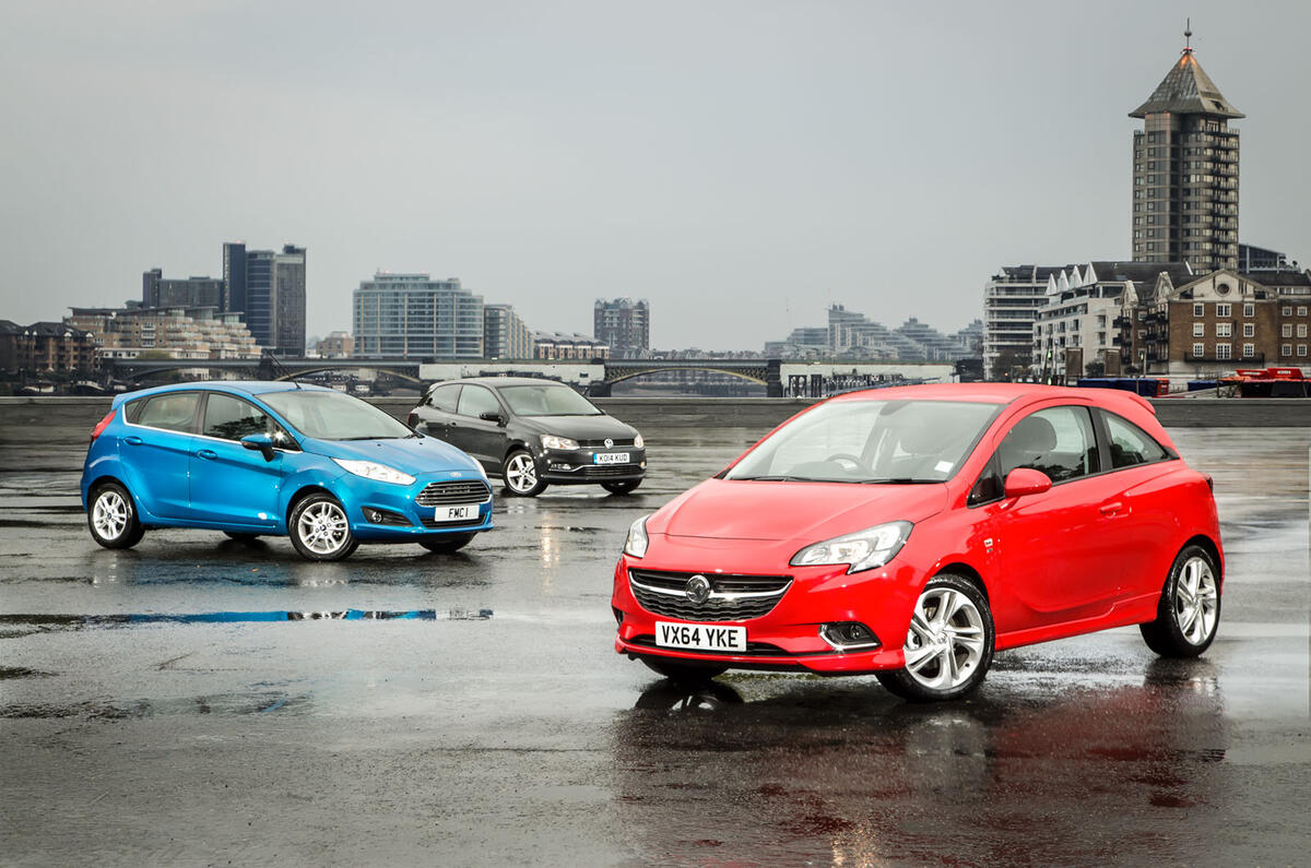 Comparison: new Vauxhall Corsa versus Ford Fiesta and VW Polo Comparison: new Vauxhall Corsa versus Ford Fiesta and VW Polo