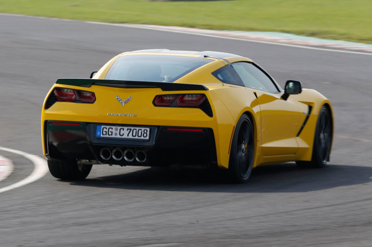 Corvette C7 Stingray rear cornering