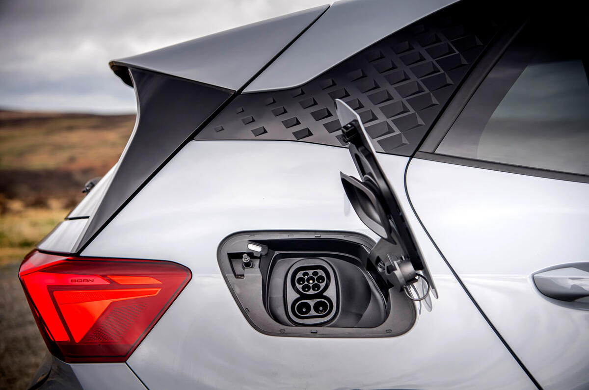 cupra born review 2024 07 charging port cupra born review 2024 07 charging port