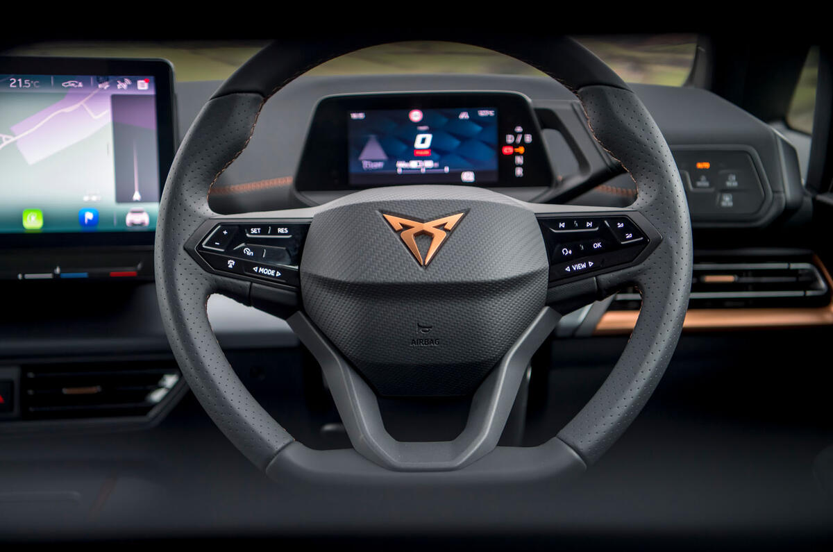 cupra born review 2024 10 steering wheel cupra born review 2024 10 steering wheel