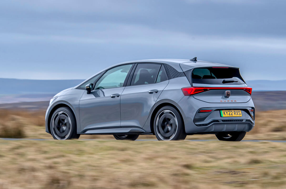 cupra born review 2024 21 rear panning cupra born review 2024 21 rear panning
