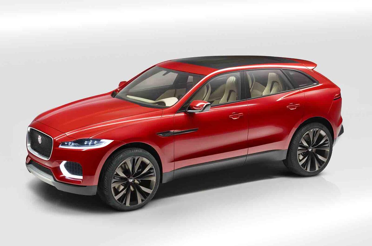 Jaguar C-X17 SUV shown in Brussels
