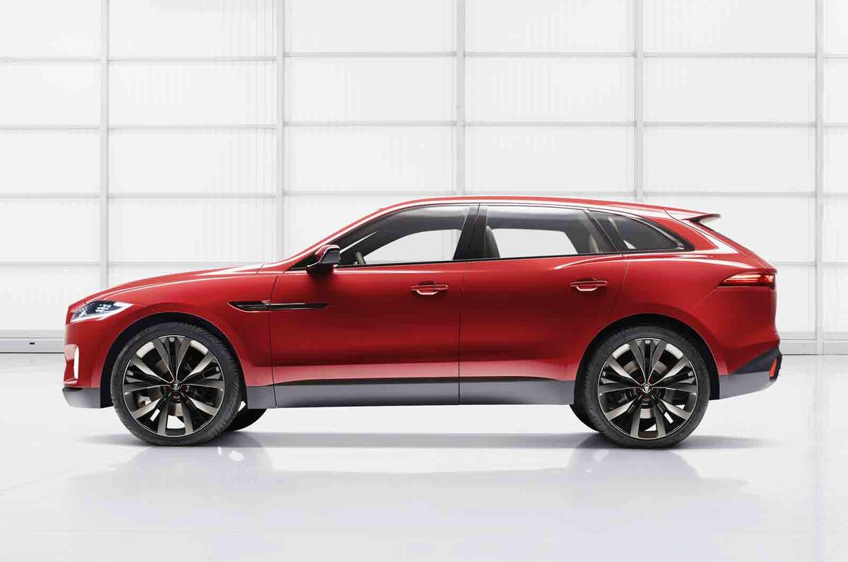 Jaguar C-X17 SUV shown in Brussels