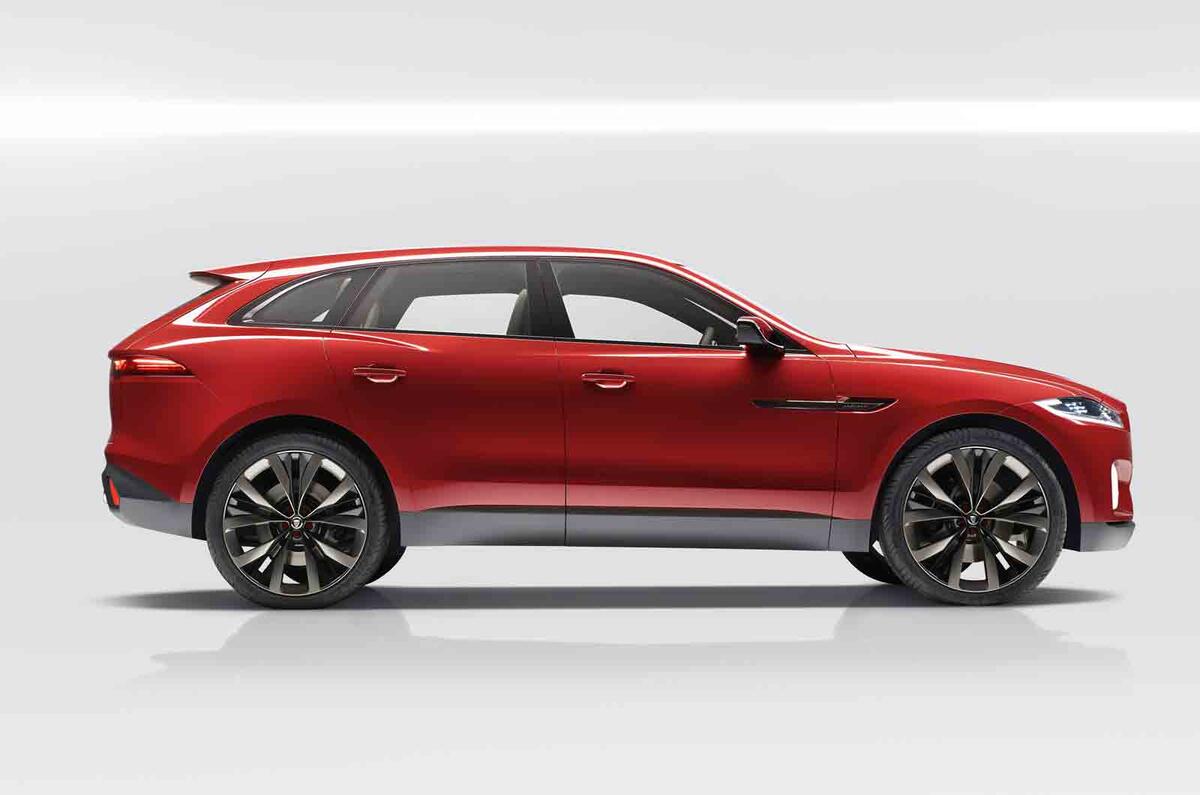 Jaguar C-X17 SUV shown in Brussels