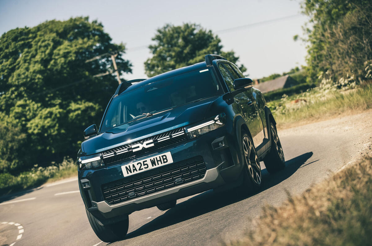 Dacia Bigster review 2025 22 front cornering Dacia Bigster review 2025 22 front cornering