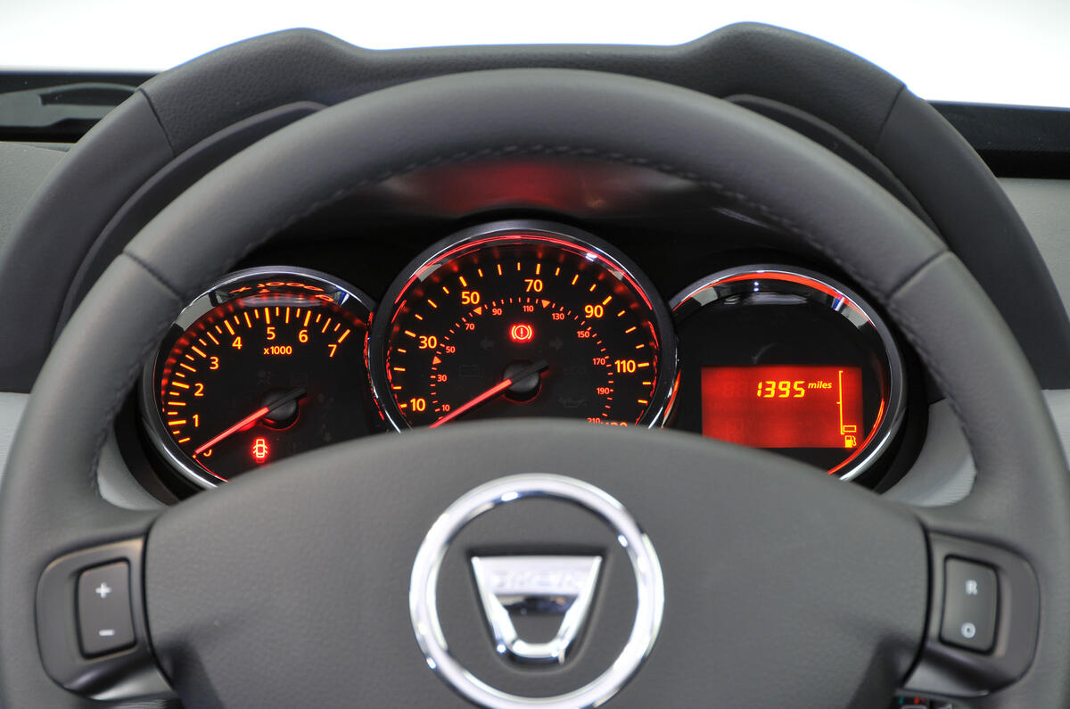 Dacia Duster instrument cluster