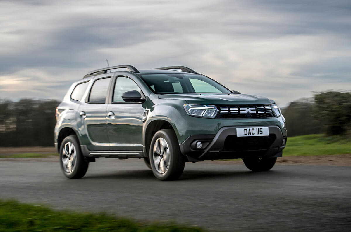 dacia duster road test 2023 04 action front dacia duster road test 2023 04 action front