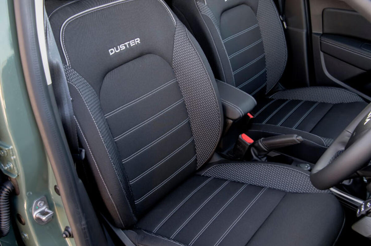 dacia duster road test 2023 14 front seats dacia duster road test 2023 14 front seats