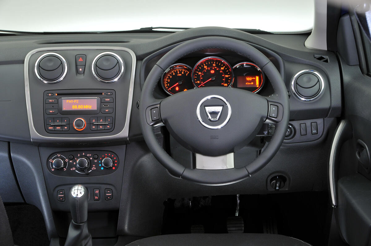 Dacia Sandero dashboard