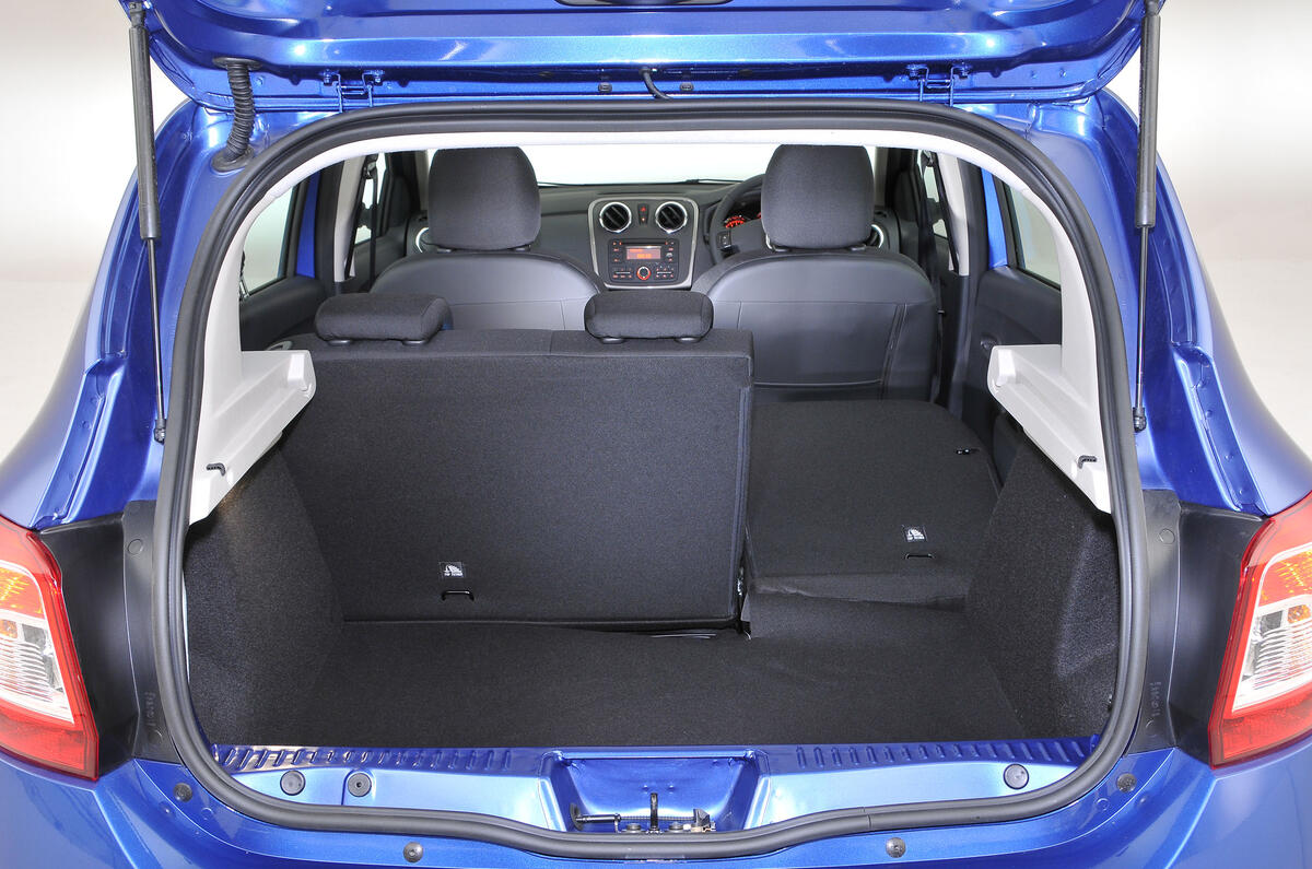 Dacia Sandero seating flexibility