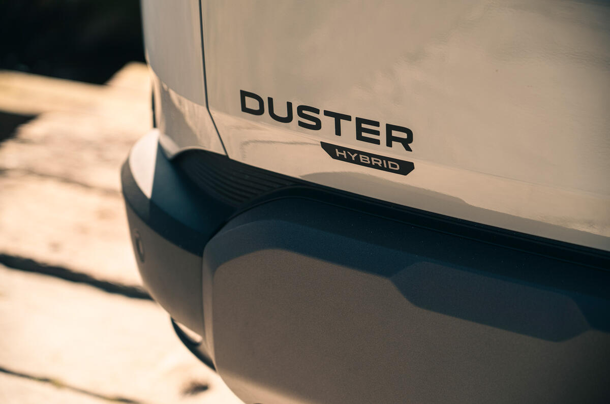 Dacia Duster reivew   rear bumper and badge Dacia Duster reivew   rear bumper and badge