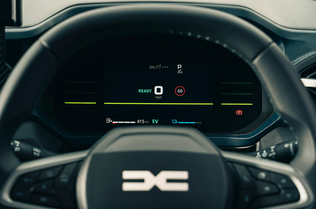 Dacia Duster review   drivers display Dacia Duster review   drivers display