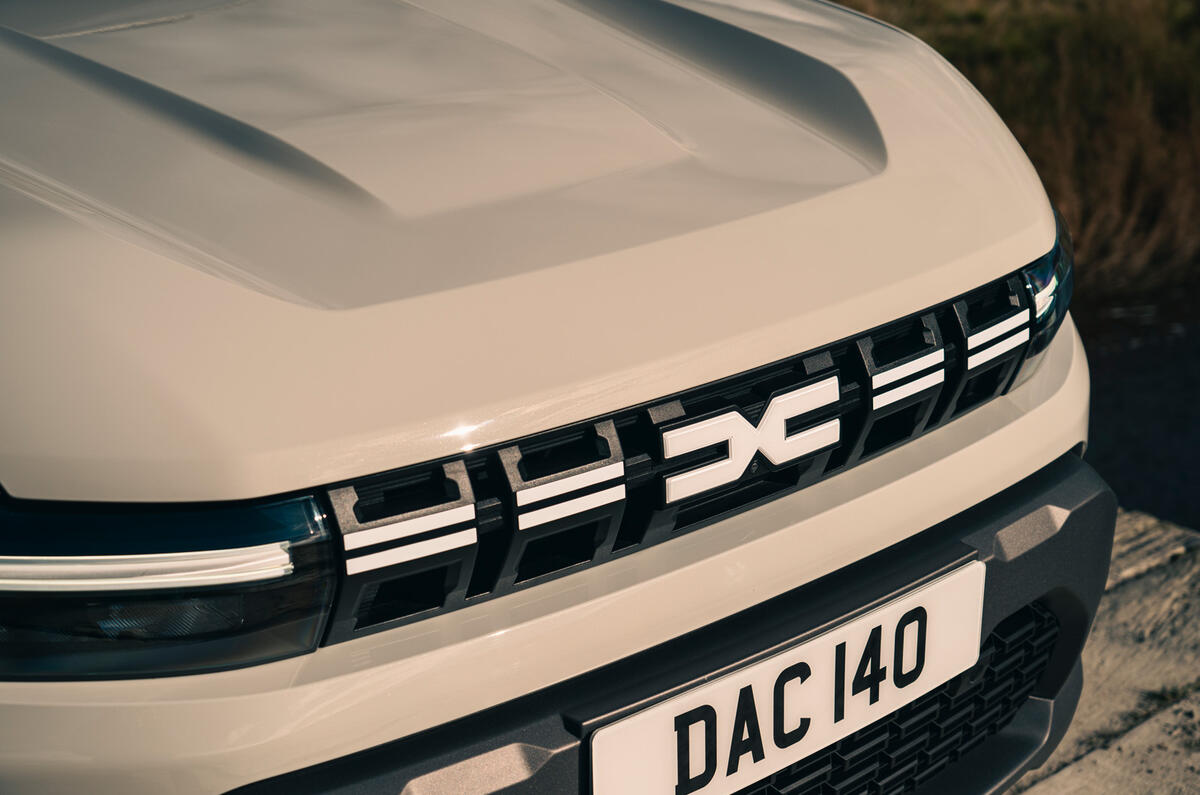 Dacia Duster review   front grille Dacia Duster review   front grille