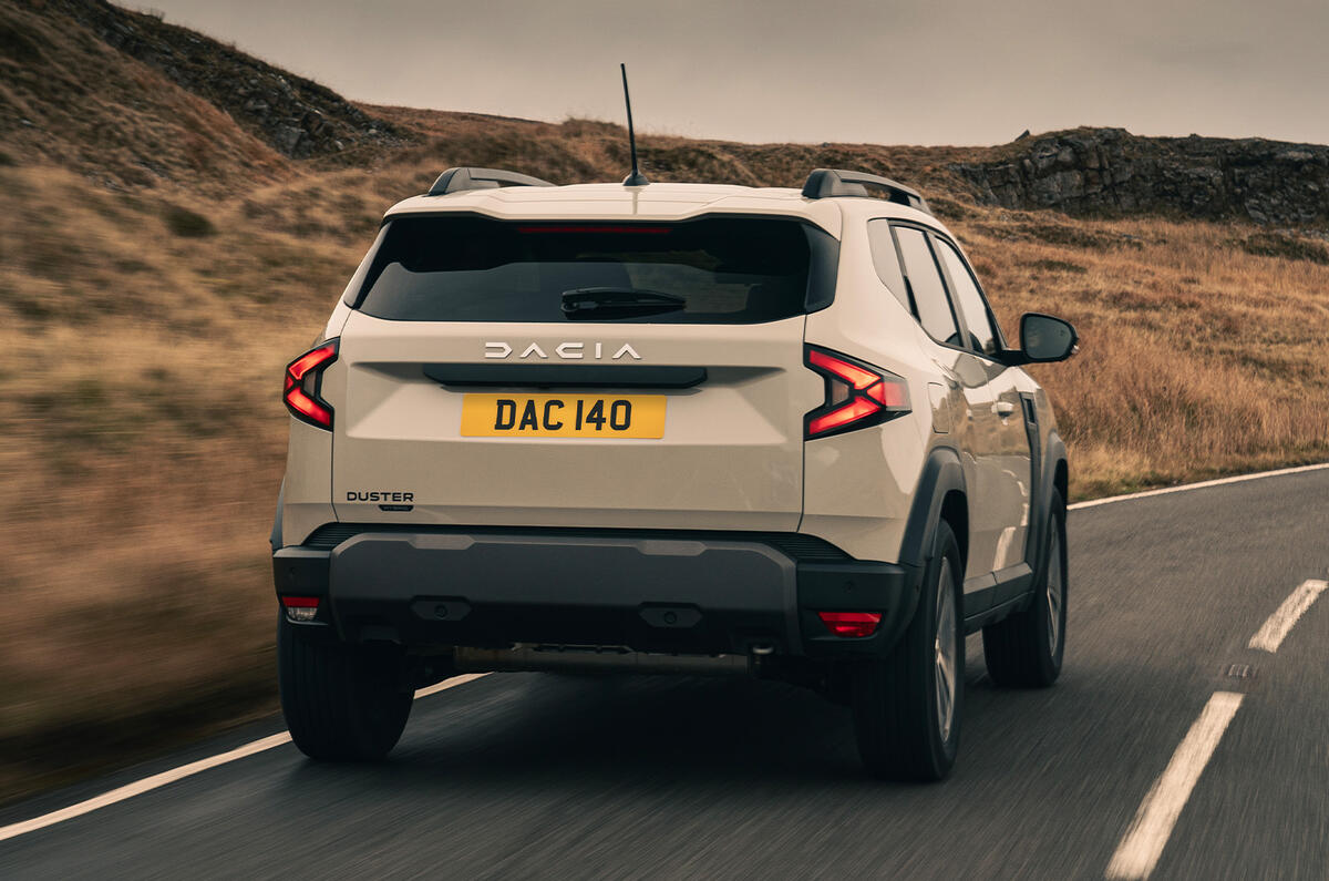 Dacia Duster review rear Dacia Duster review rear