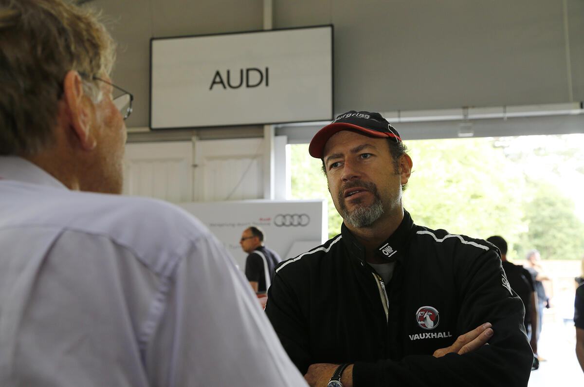 Taking on the Goodwood hill with new GM boss Dan Ammann