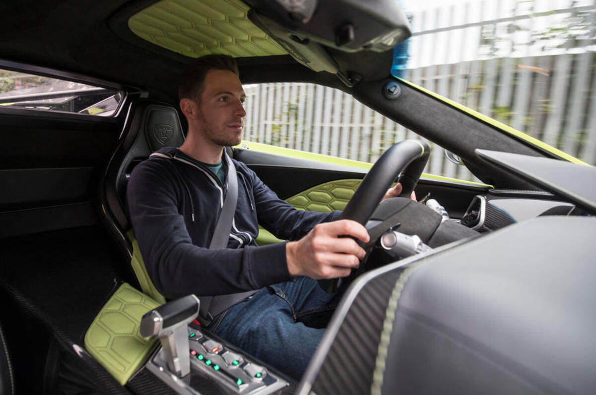 Dan Prosser driving the Zenvo TS1 GT