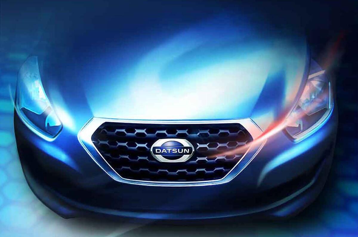 New Datsun hatchback shown in official sketches