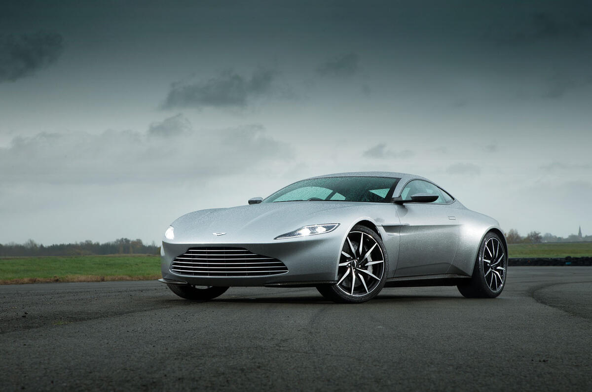Bond's ideal company car - the Aston Martin DB10