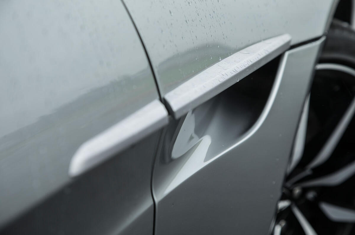 The DB10's UFO lines give the car a distinctive look