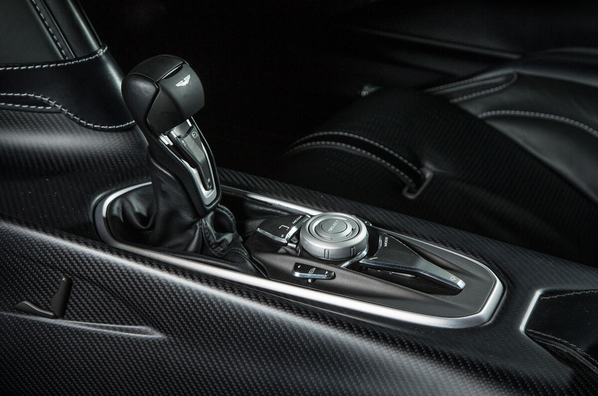 Aston Martin DB10's centre console