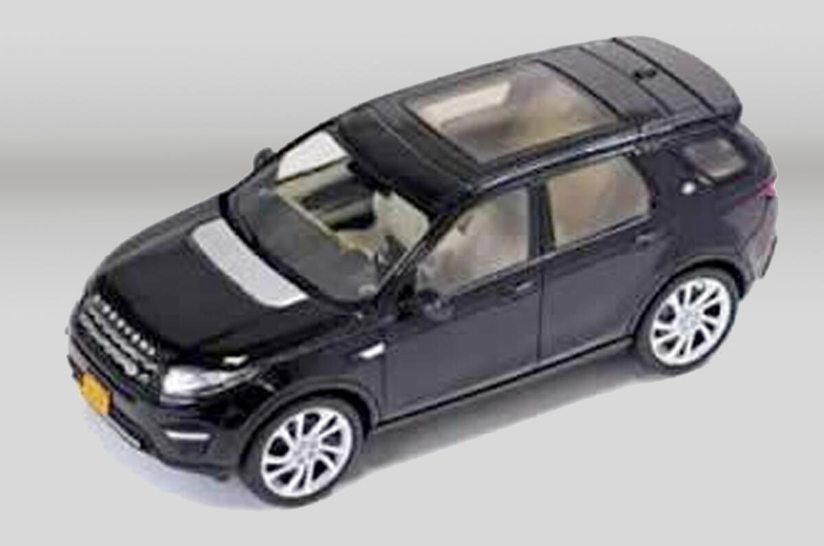 Production Land Rover Discovery Sport revealed in miniature