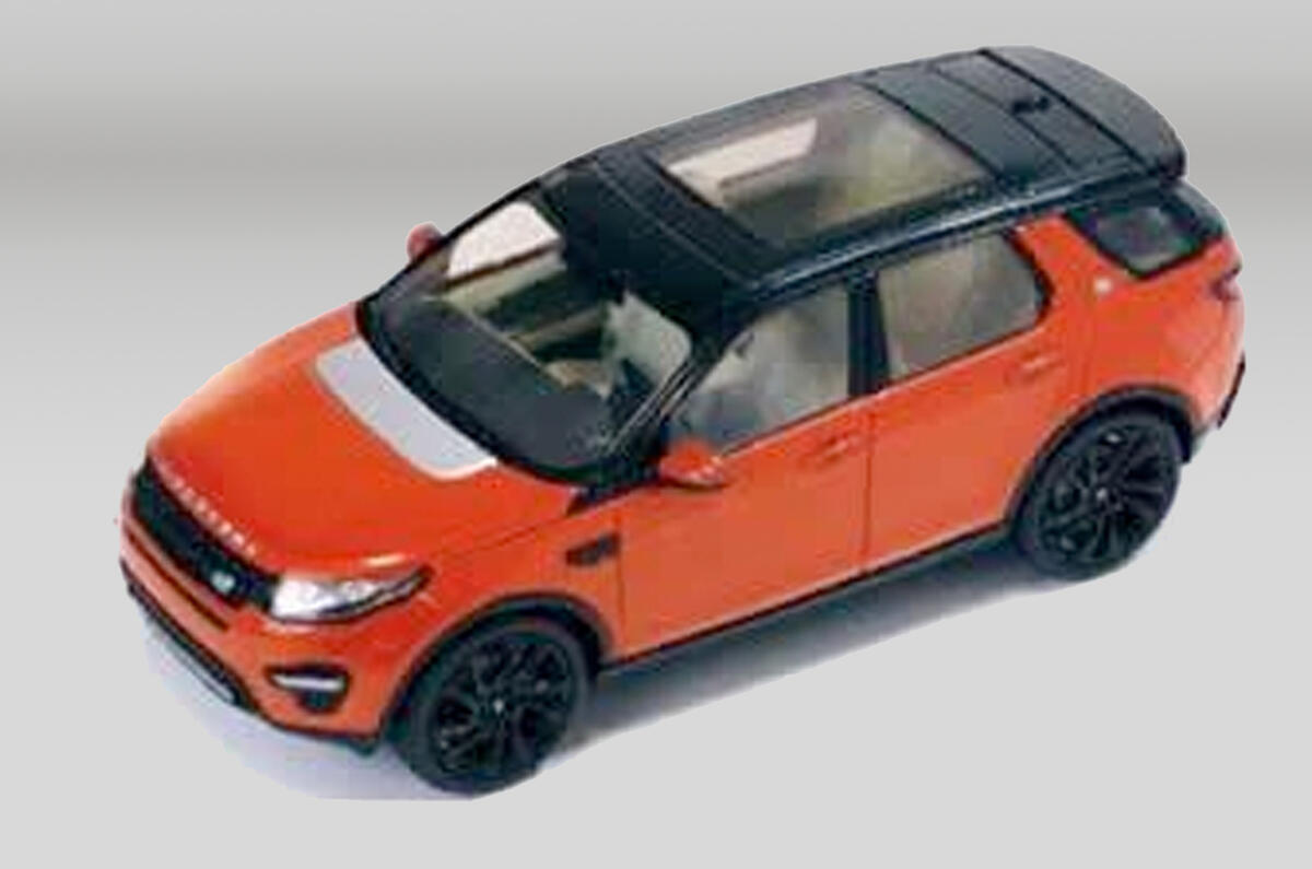 Production Land Rover Discovery Sport revealed in miniature
