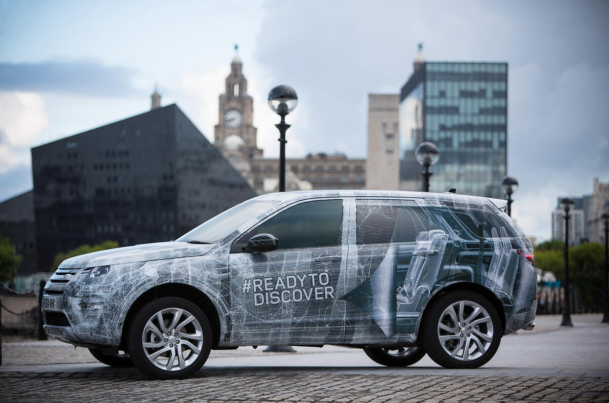Production Land Rover Discovery Sport revealed in miniature