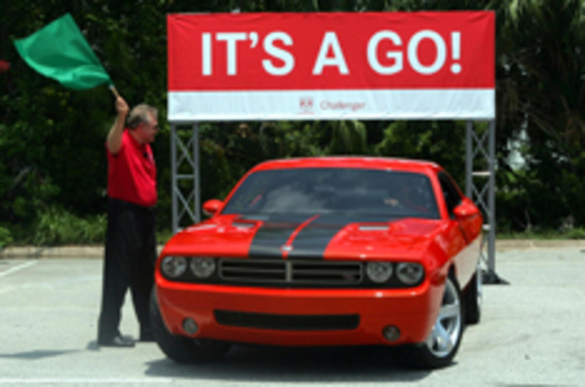 Chrysler green lights the Challenger