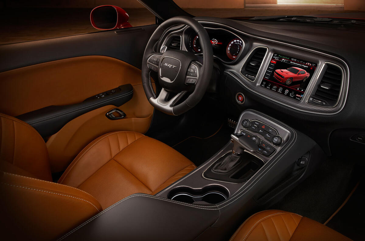 Dodge Challenger SRT Hellcat dashboard