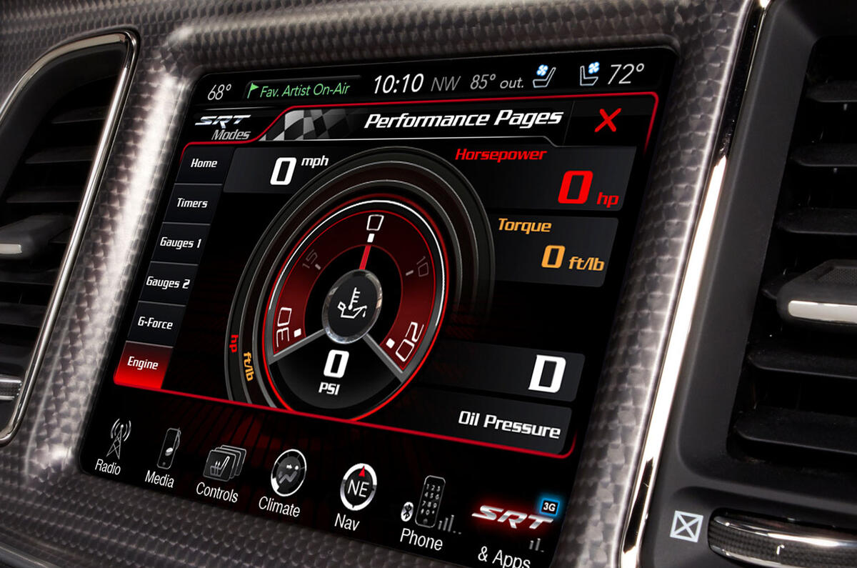 Dodge Challenger SRT driving dynamics