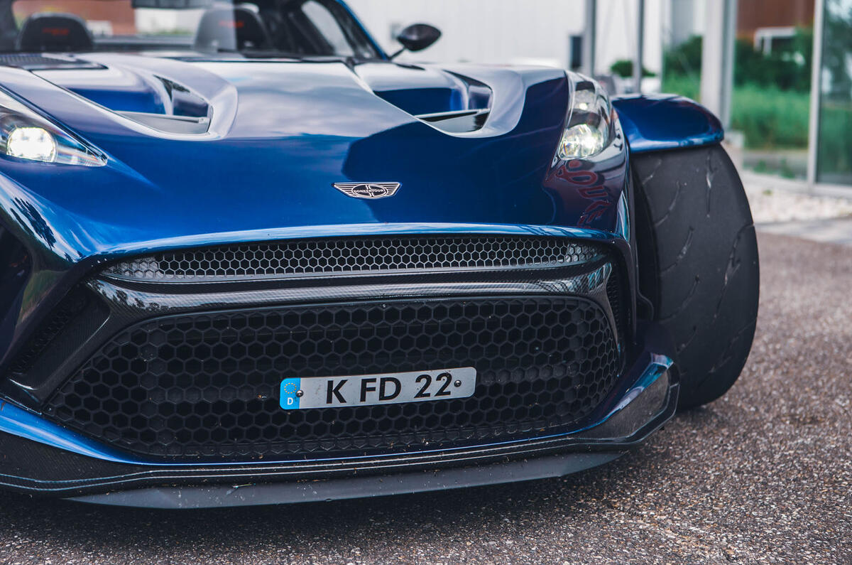 donkervoort f22 review 2023 13 nose detail donkervoort f22 review 2023 13 nose detail