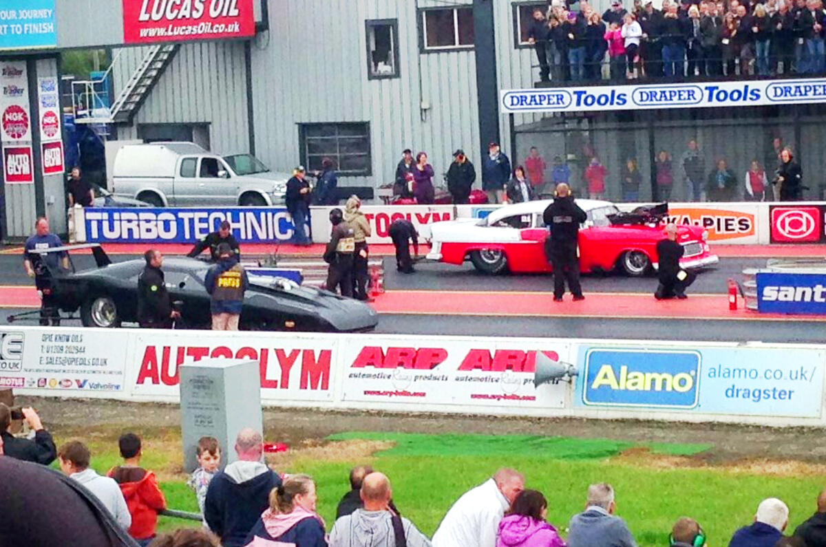 The thrills and spills of Santa Pod
