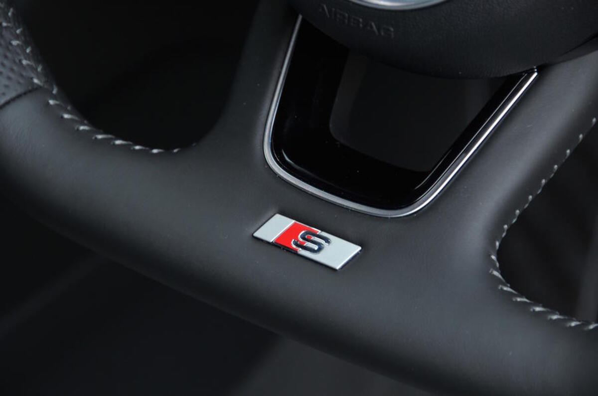 Audi S3 2016-2020 road test review - steering wheel details