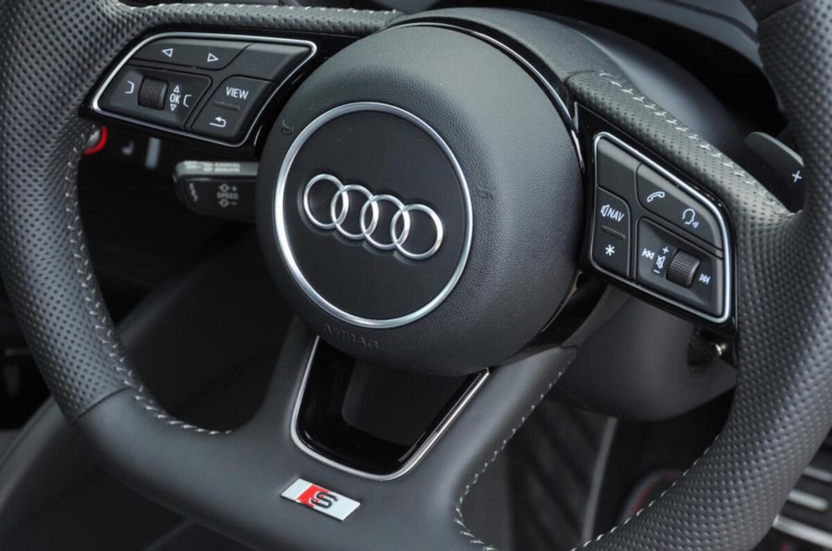 Audi S3 2016-2020 road test review - steering wheel