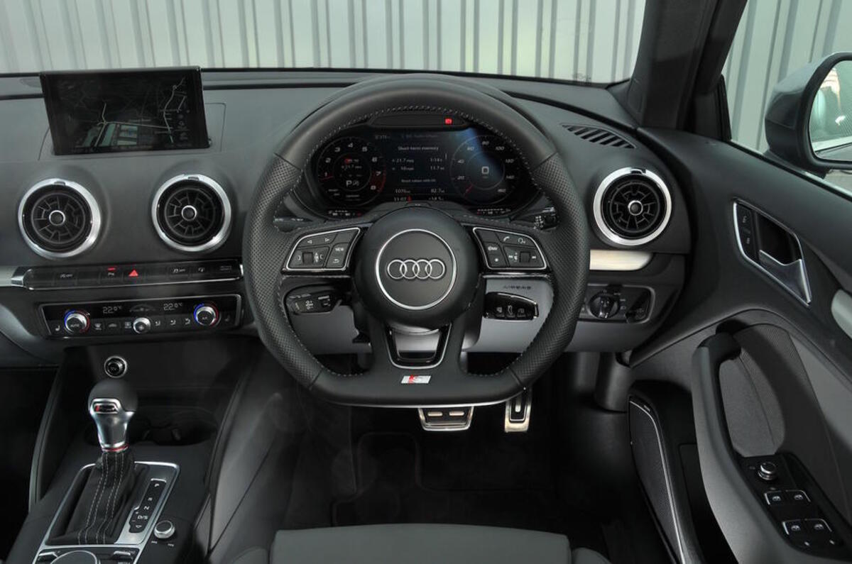 Audi S3 2016-2020 road test review - dashboard