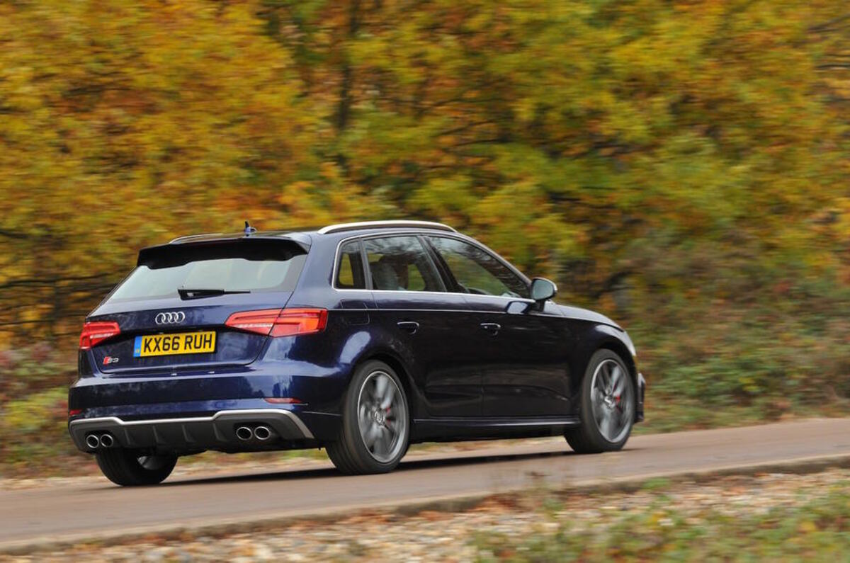 Audi S3 2016-2020 road test review - hero rear