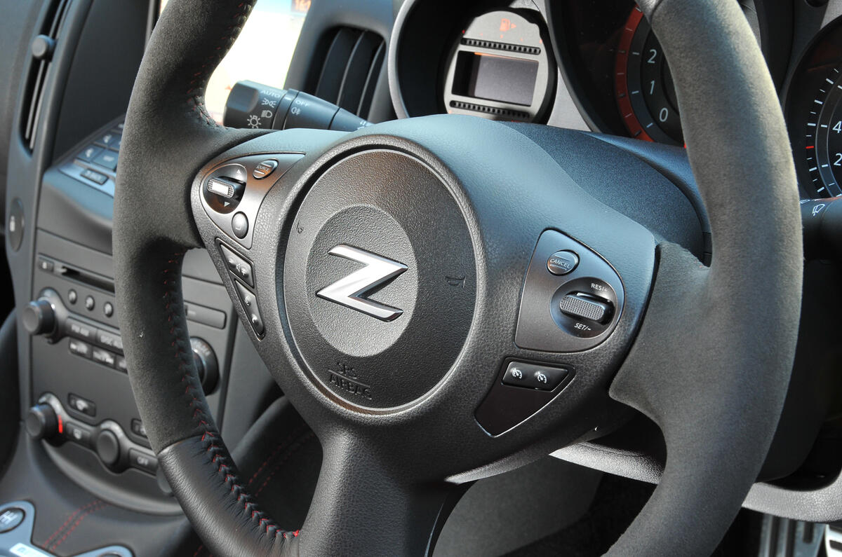 Nissan 370Z Nismo steering wheel