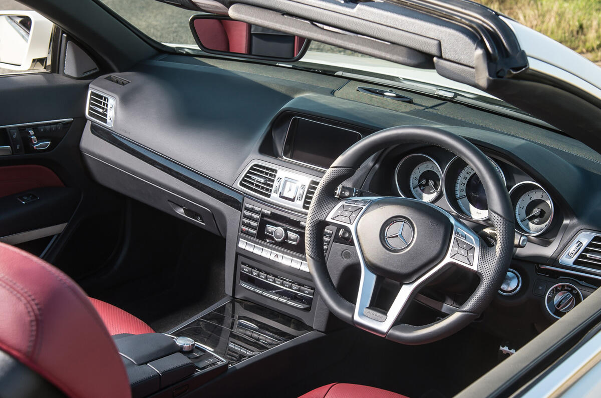 Mercedes-Benz E-Class cabriolet interior