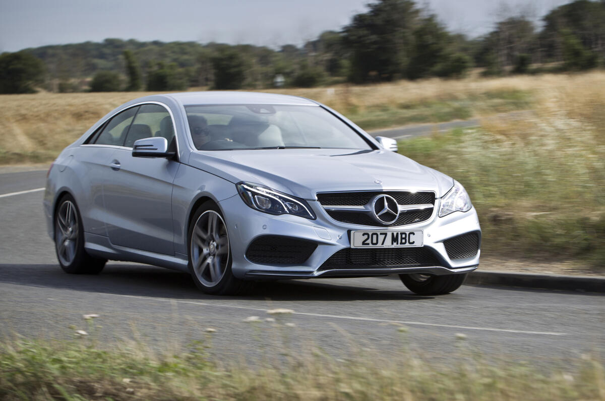 Mercedes-Benz E-Class Coupé cornering